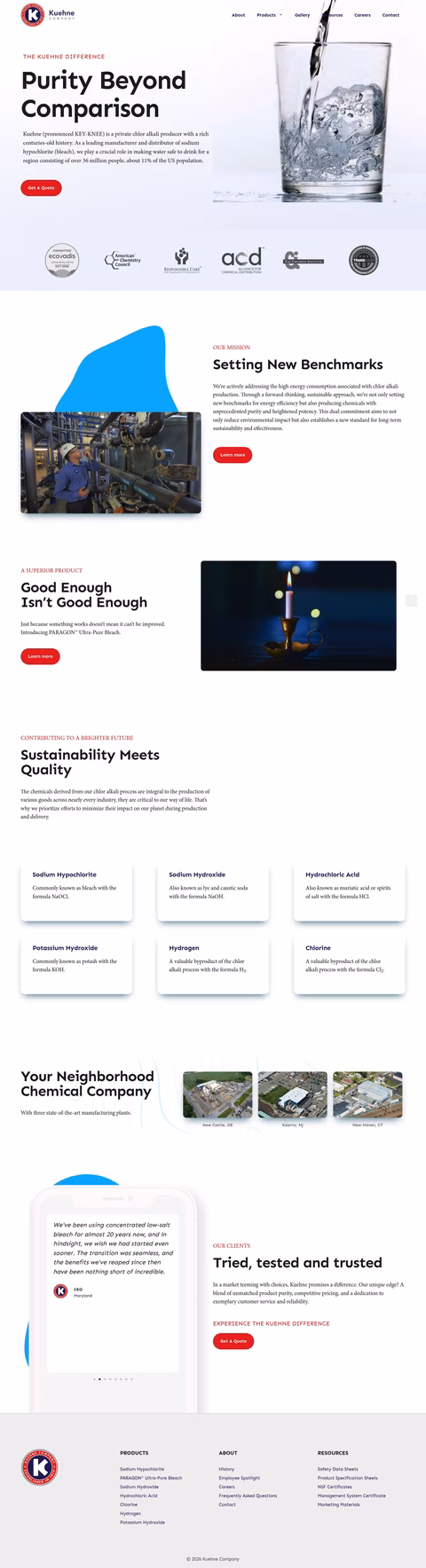 Kuehne-Company Homepage 1440px