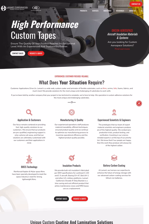 Lamart-Corporation Homepage 1440px