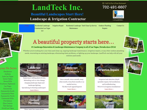 Landteck-Inc Homepage 1440px
