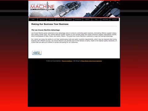 Las-Cruces-Machine Homepage 1440px