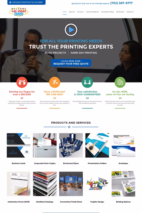 Las-Vegas-Printing-Experts Homepage 1440px