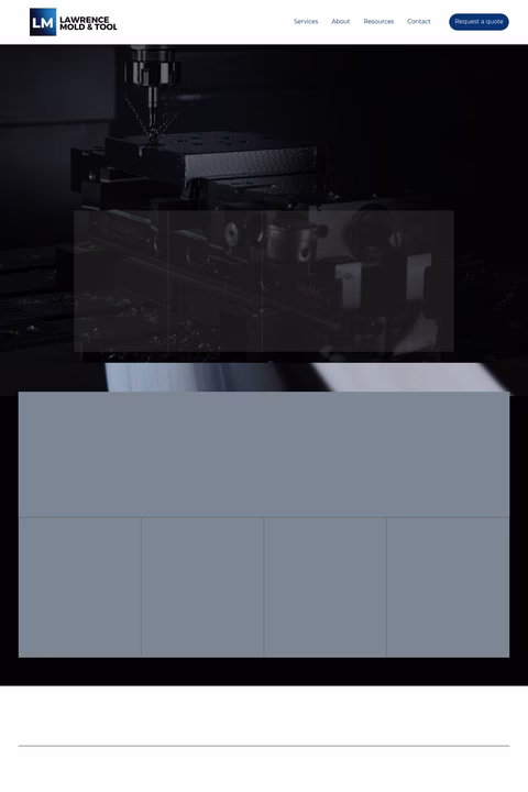 Lawrence-Mold-Tool Homepage 1440px