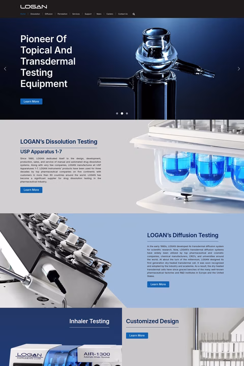 Logan-Instruments Homepage 1440px