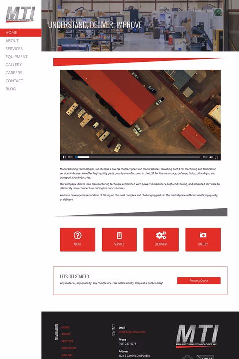 Manufacturing-Technologies Homepage 1440px
