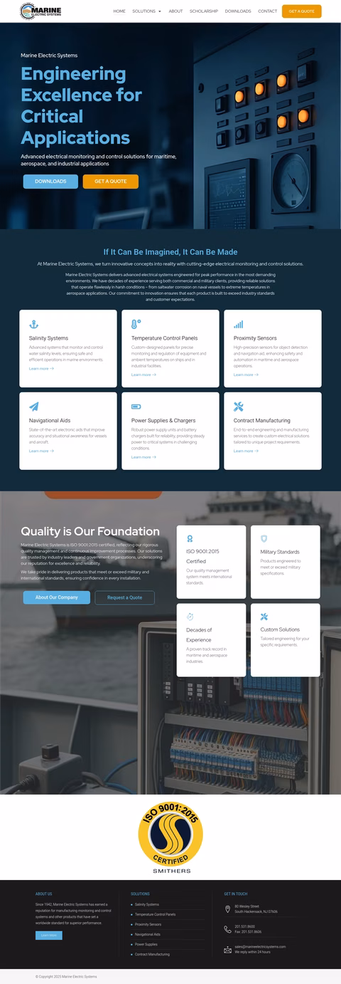 Marine-Electric-Systems Homepage 1440px