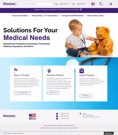 Marpac-Medical-Device-Manufacturing Homepage 1440px