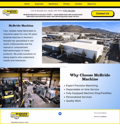 Mcbride-Machine Homepage 1440px