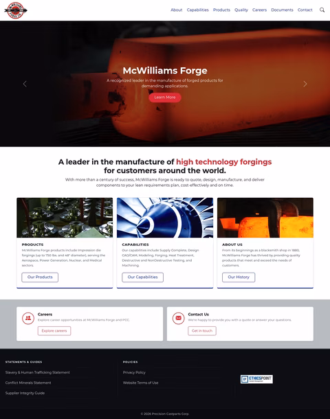 Mcwilliams-Forge Homepage 1440px