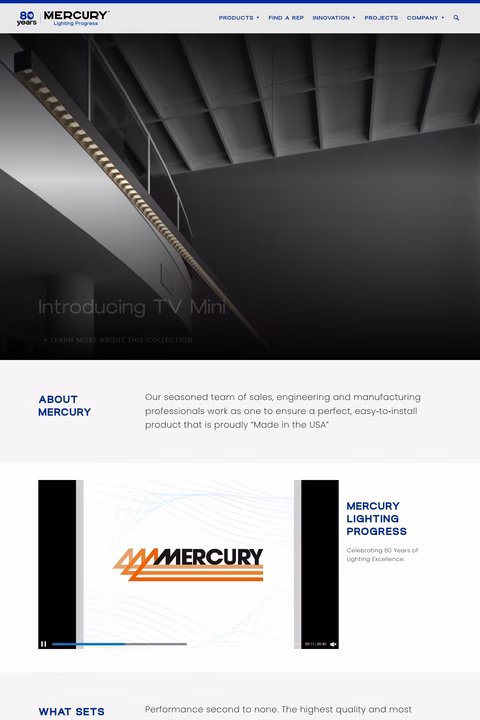 Mercury-Lighting Homepage 1440px