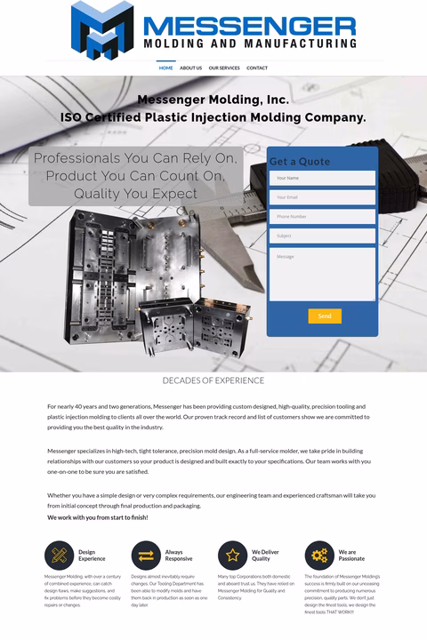 Messenger-Molding Homepage 1440px