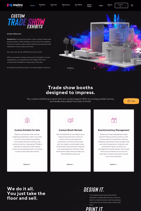 Metro-Exhibits Homepage 1440px