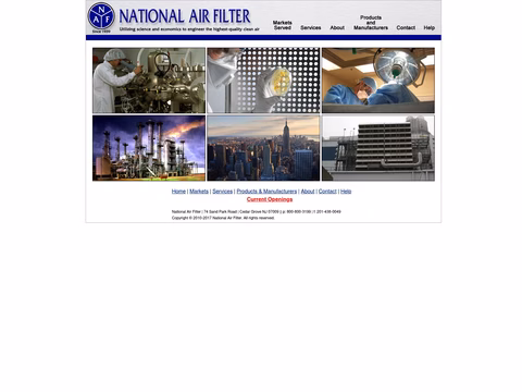 National-Air-Filter Homepage 1440px