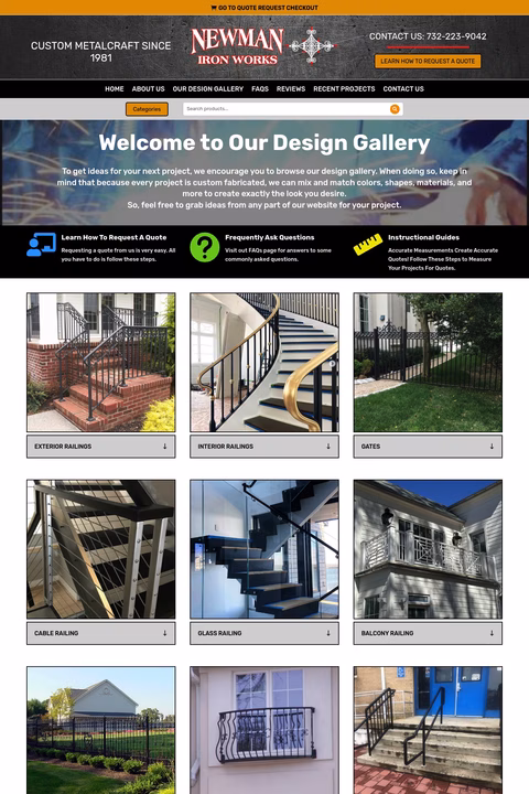 Newman-Iron-Works Homepage 1440px