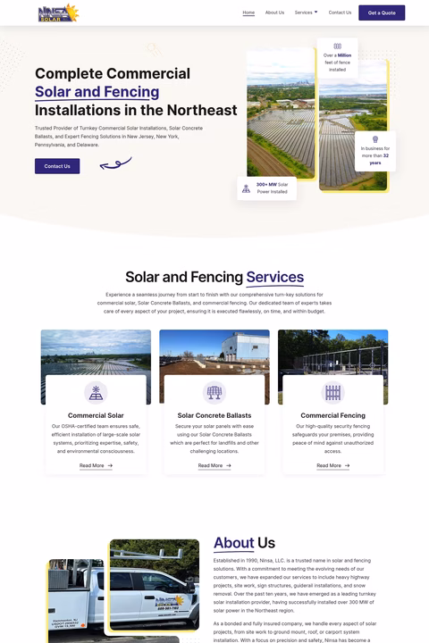 Ninsa-Solar Homepage 1440px