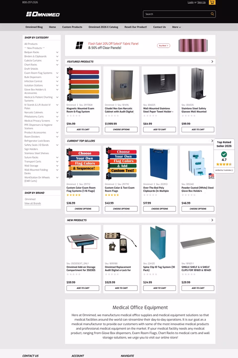 Omnimed Homepage 1440px