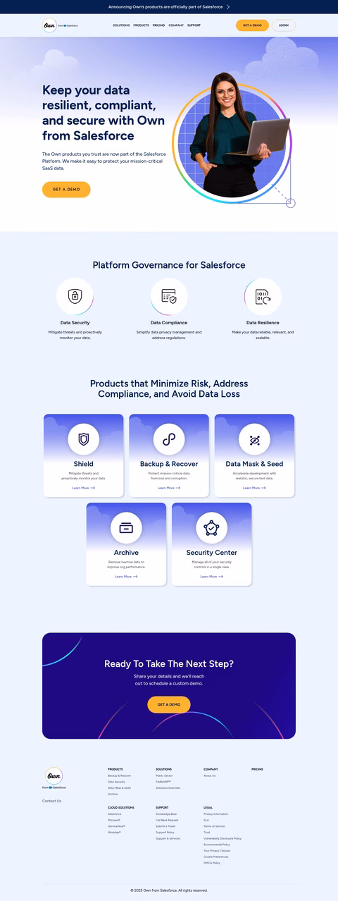 Own-Company Homepage 1440px