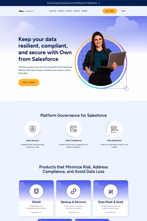 Own-Company Homepage 1440px