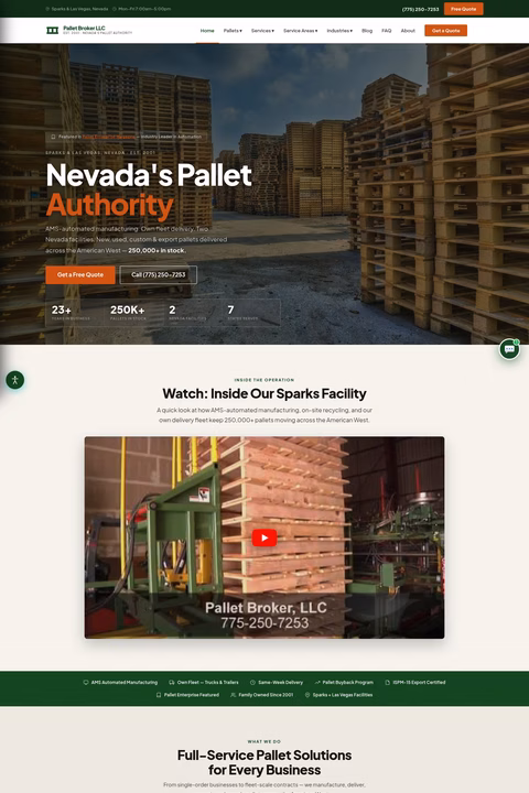 Pallet-Broker-Llc Homepage 1440px