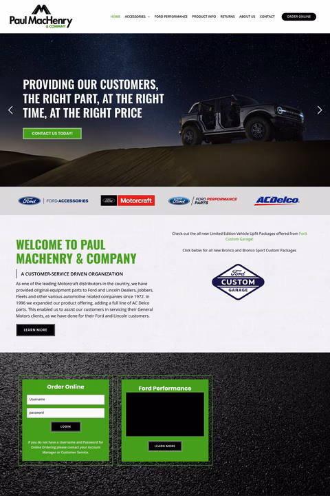 Paul-Machenry-Company Homepage 1440px