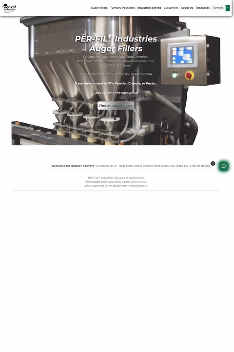 Per-Fil-Industries Homepage 1440px
