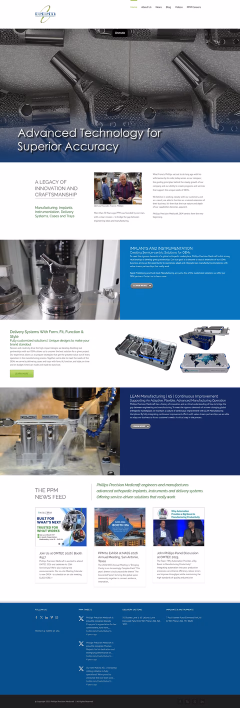 Phillips-Precision-Medicraft Homepage 1440px