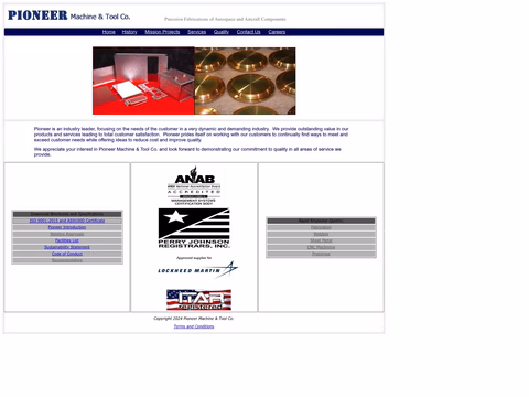 Pioneer-Machine-Tool Homepage 1440px