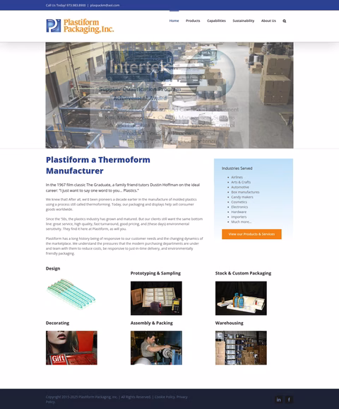 Plastiform-Packaging Homepage 1440px