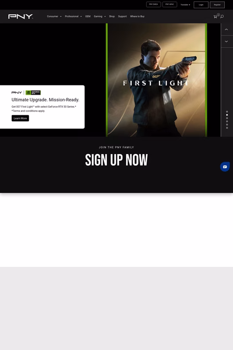 Pny-Technologies Homepage 1440px