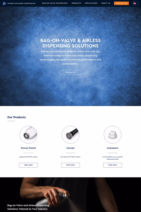 Power-Container Homepage 1440px