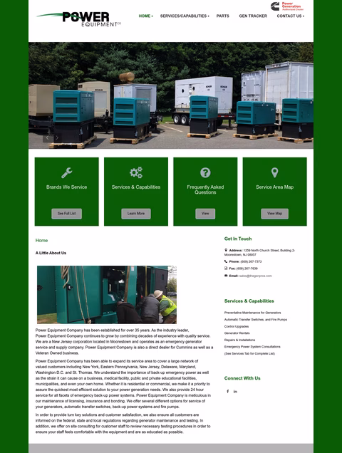 Power-Equipment-Company Homepage 1440px