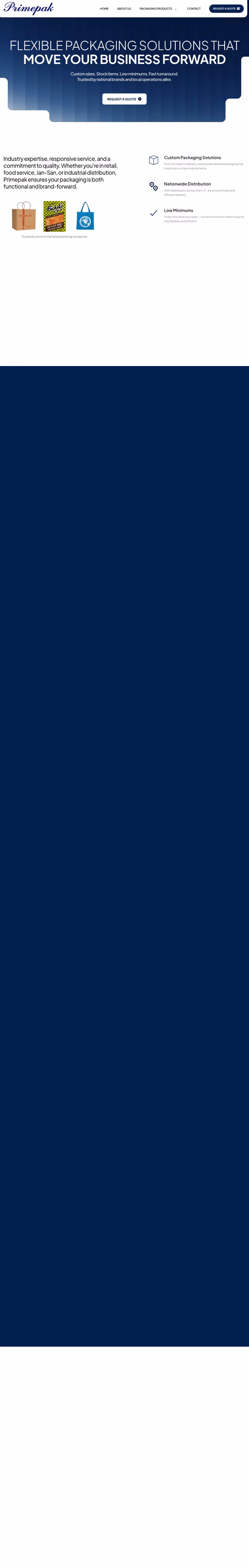 Primepak Homepage 1440px