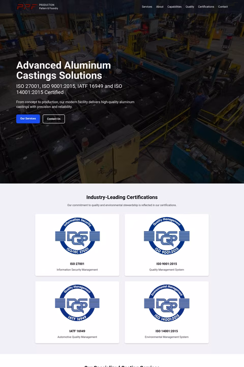 Production-Pattern-Foundry Homepage 1440px
