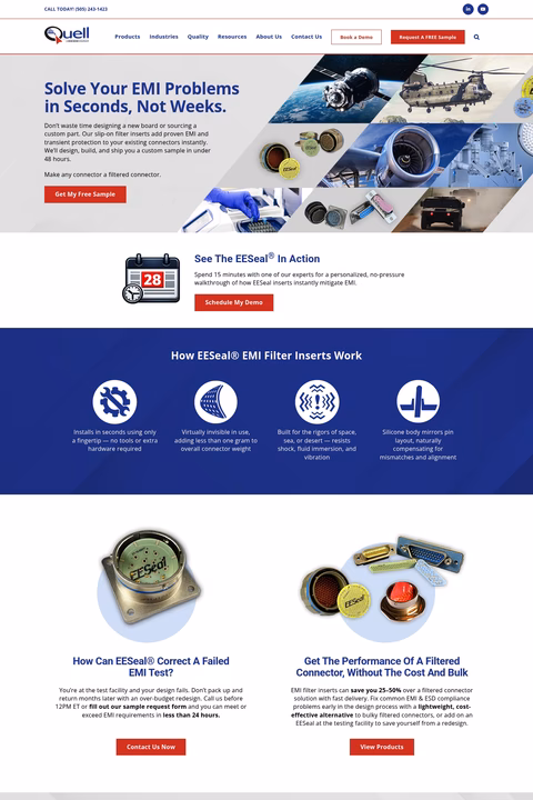 Quell Homepage 1440px