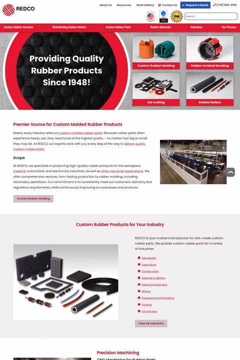Redco Homepage 1440px