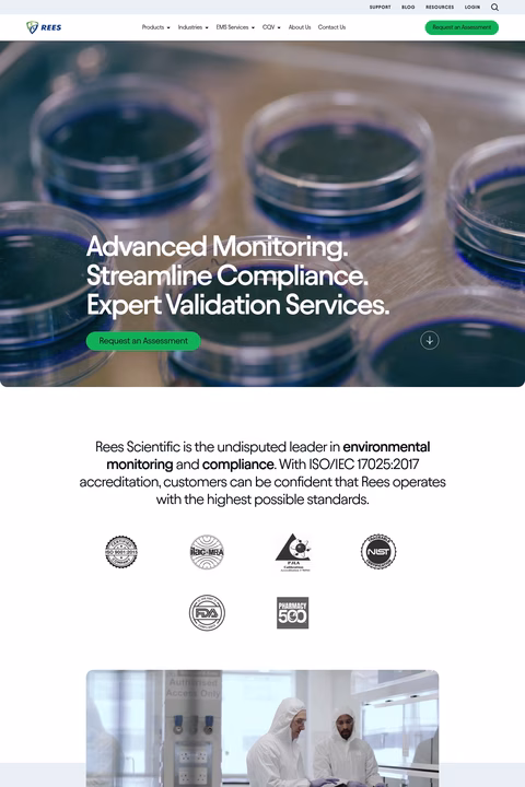 Rees-Scientific Homepage 1440px