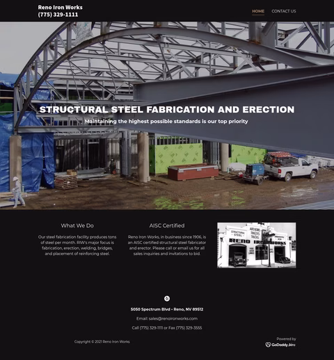Reno-Iron-Works Homepage 1440px