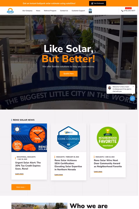 Reno-Solar Homepage 1440px