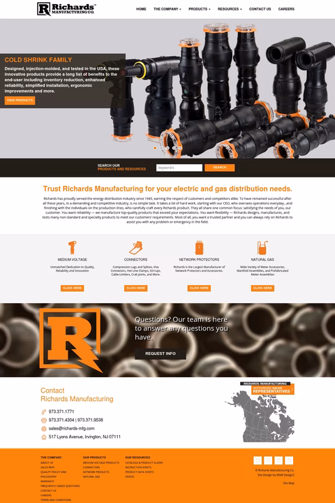 Richards-Manufacturing Homepage 1440px