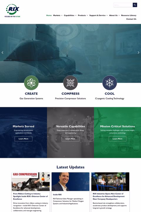 Rix-Industries Homepage 1440px