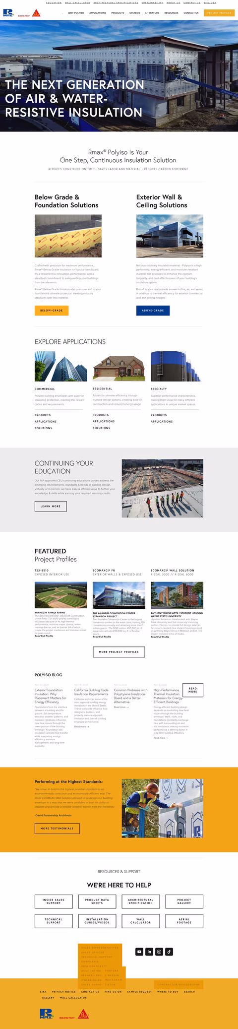 Rmax-Insulation Homepage 1440px