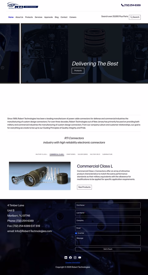 Robert-Technologies Homepage 1440px