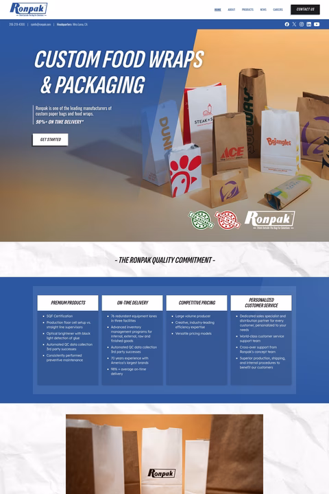 Ronpak Homepage 1440px