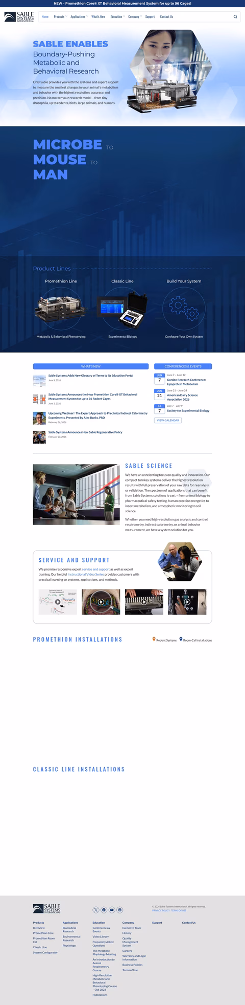 Sable-Systems-International Homepage 1440px