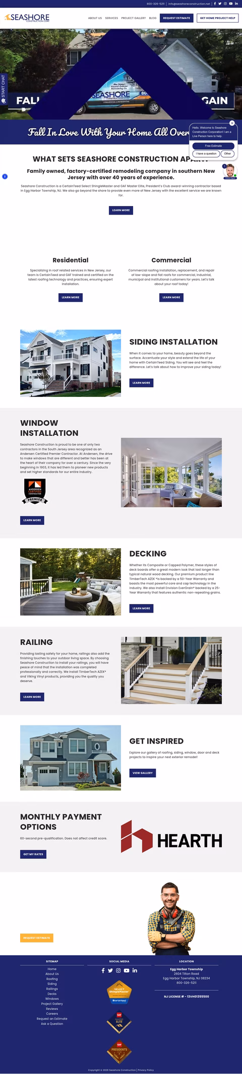 Seashore-Construction Homepage 1440px