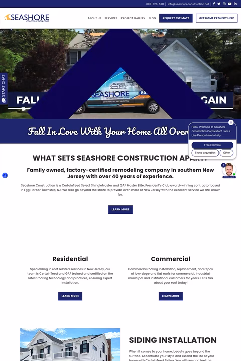 Seashore-Construction Homepage 1440px