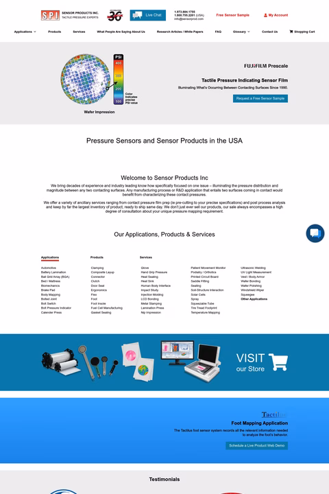 Sensor-Products-Inc Homepage 1440px