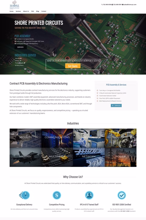Shore-Printed-Circuits Homepage 1440px