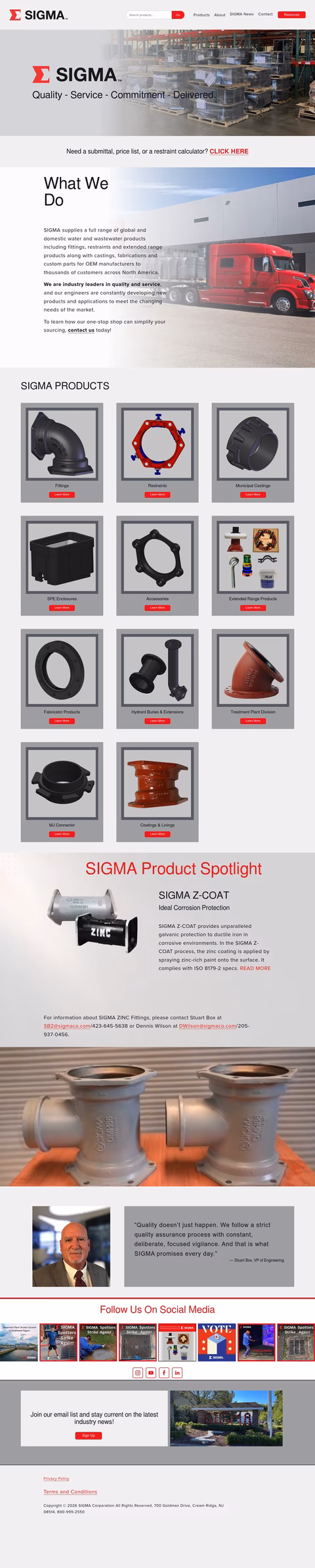 Sigma Homepage 1440px