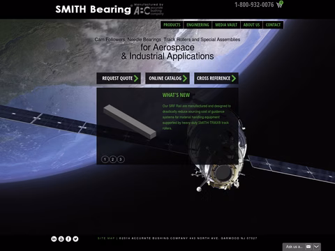 Smith-Bearing Homepage 1440px