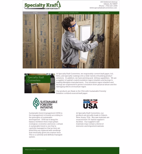 Specialty-Kraft-Converters Homepage 1440px